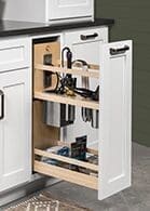 Vanity Groom Organizer with Outlet