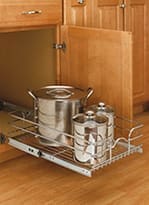 Single Chrome Pullout Basket
