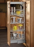 Chrome Pullout Pantry
