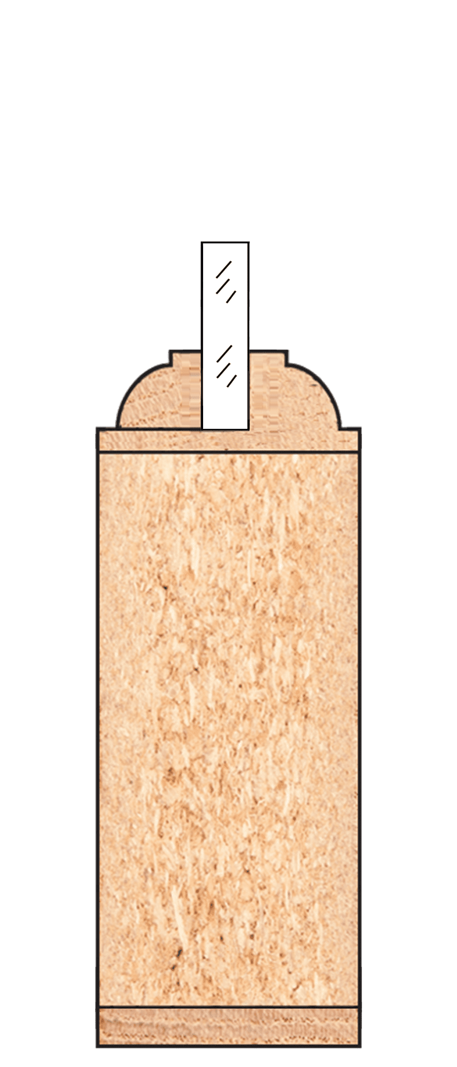 IM 4032 - W/1/4" Glass