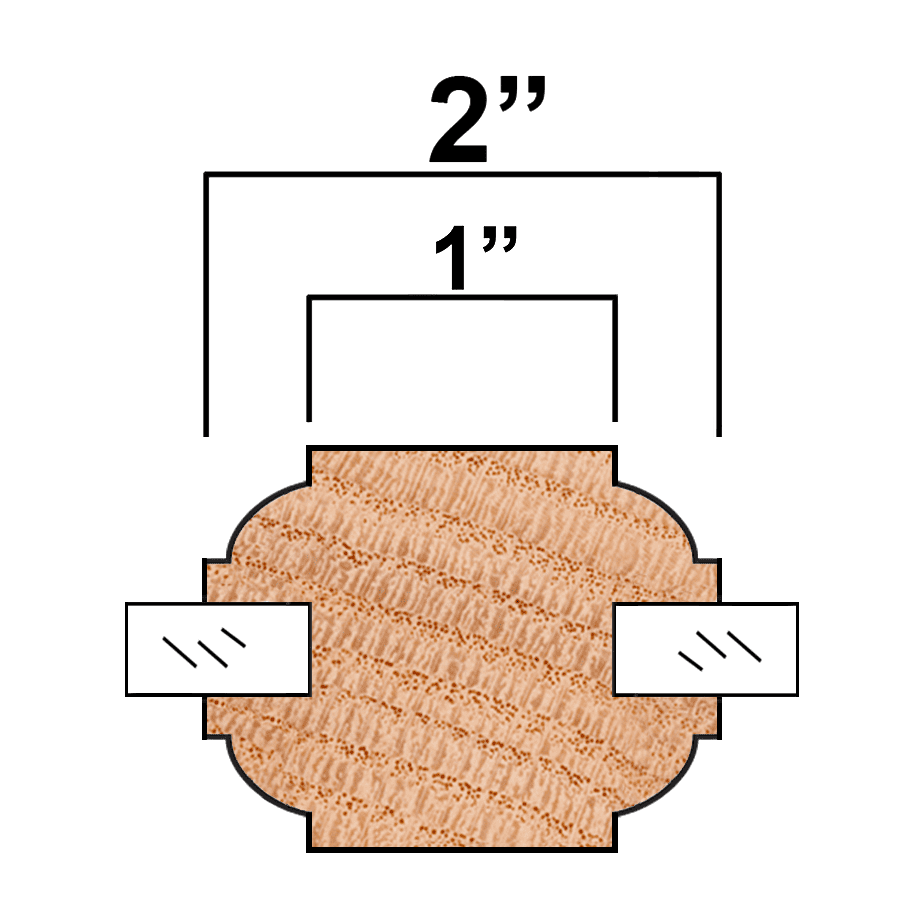 4316W Mullion W/1/4" Glass