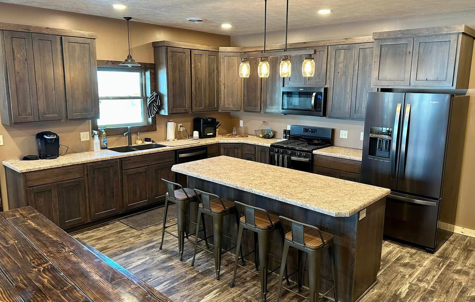 Charleston15, Rustic Beech, Stone
